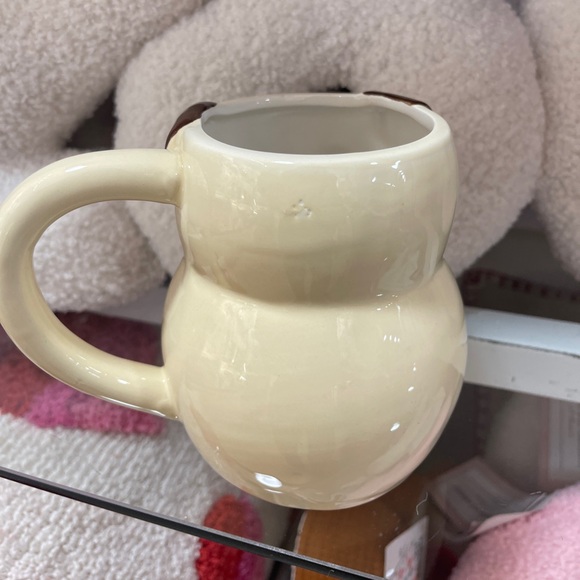 Valentine’s Pug Dog Live Heart Figural Handpainted Ceramic Coffee Mug NEW - Picture 3 of 3